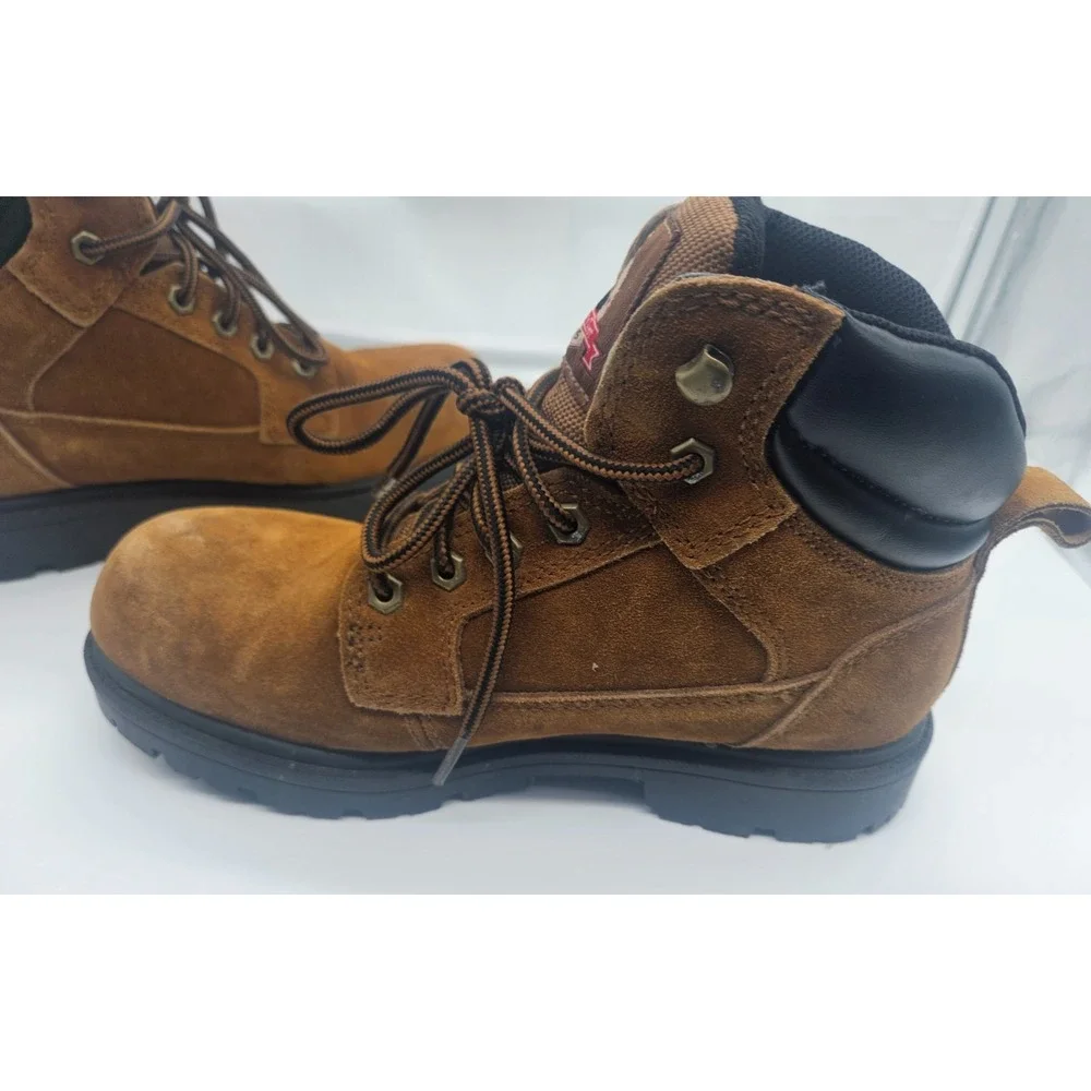 Brahma Brown Leather‎ Ankle Work Boots The Name to Trust Menswear
